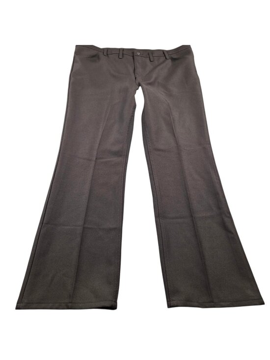 Wrangler Other - Vintage Wrangler Dress Pants Mens Polyester 46x32 Brown Bootcut Western Rodeo